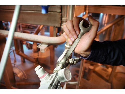 Двусторонний рожковый ключ, 20х22 мм, хромированный