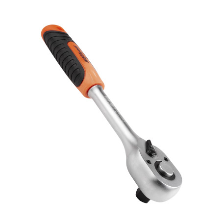 Трещотка 1/2 72-зубца 255мм с двухкомпонентной рукояткой AV Steel