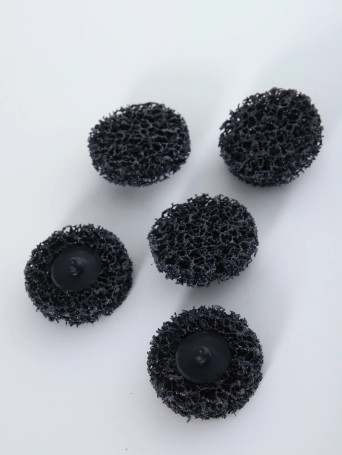 Coral Fine black disc 55 mm. set of 5 pcs.
