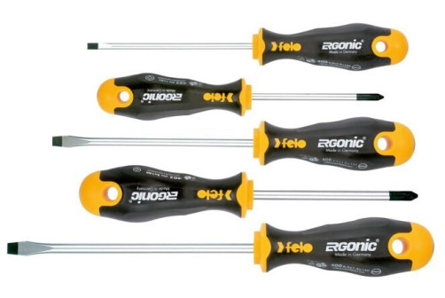 Felo Ergonic screwdriver set 5 pcs per pack 40095118