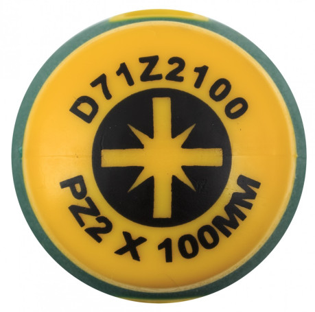 D71Z2100 POZIDRIV® ANTI-SLIP GRIP core screwdriver, PZ2x100