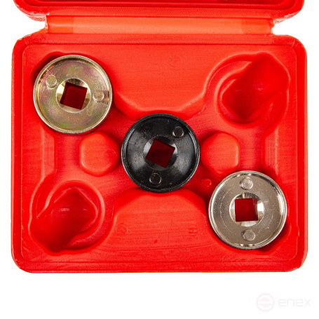 Set of ER-86129 heads for adjusting the camshaft of VAG group engines, in the EUREKA /1/30 case