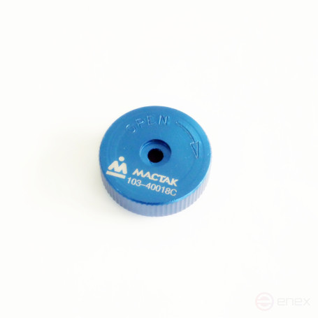 Quick-release coupling with valve, low pressure MASTAK 105-40004