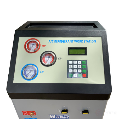 Installation of refrigerant replacement in T-HOL500 AE&T air conditioners