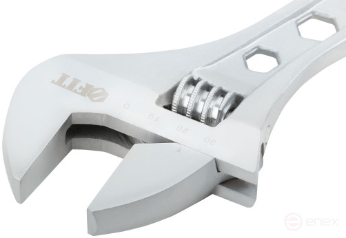 Adjustable key "Classic", scale, magnification.gripper, rubberized.handle 300mm (42mm)