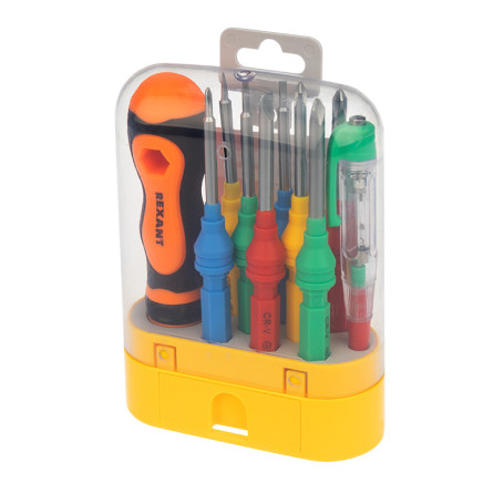 10-piece REXANT screwdriver set