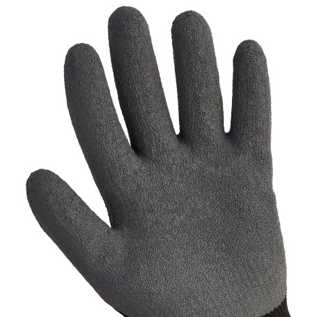 KleenGuard™ G40 Latex Coated Gloves - Customized Design for left and Right hands / Grey and Black /8 (5 packs x 12 pairs)