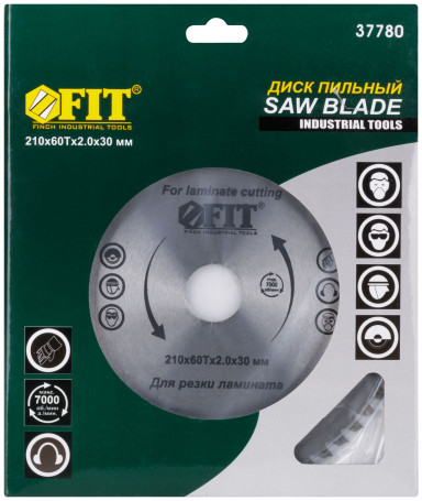 Circular saw blade for laminate saws 210 x 30/25.4 x 60T