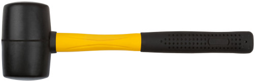 Киянка резиновая, фиберглассовая ручка 70 мм (680 гр)