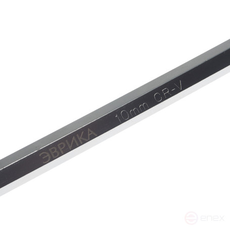 Ключ шестигранный 10мм ER-76510L: Г-образный удлиненный с шаром ЭВРИКА /1/8/16