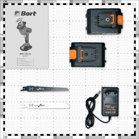 Reciprocating cordless saw BORT BRS-12Li-G