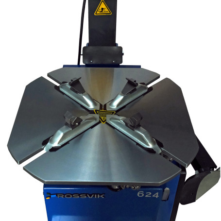 Tire fitting machine ROSSVIK V-624, 2-speed, automatic, up to 24", 380V Color blue RAL5005