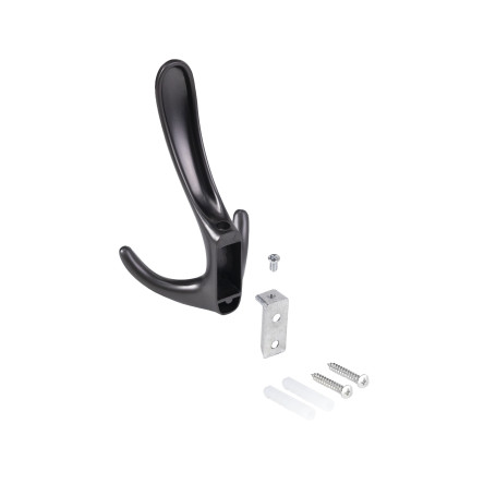 Hook meb. three-horn metal ROMA graphite AKS