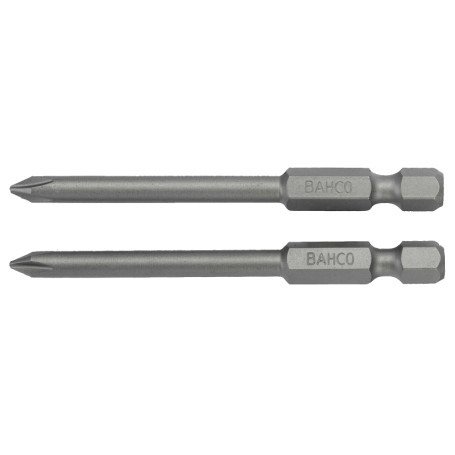 2 X Phillips PH1 70 mm 1/4 Screw Bits