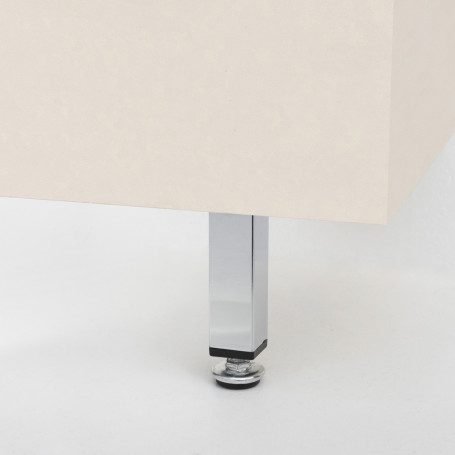 Опора меб. мет. D-737-3 h100 с регул. хром AKS