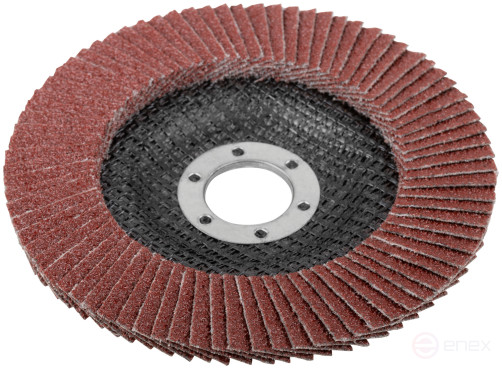 Flat petal end circle 125 mm, P 60