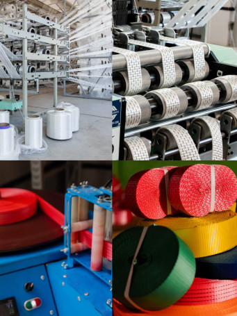 Лента РОМЕК для стяжных ремней 50 мм / 6000 DAN (оранжевая), 100м