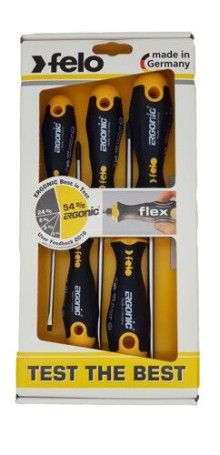 Felo Ergonic screwdriver set 5 pcs per pack 40095118