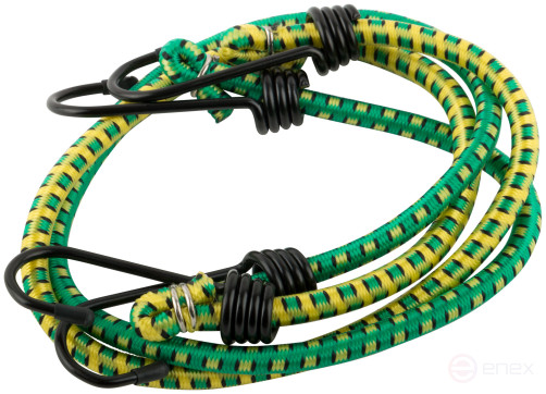 Ремни багажные резиновые, стальные крючки, 2 шт., 7х600 мм