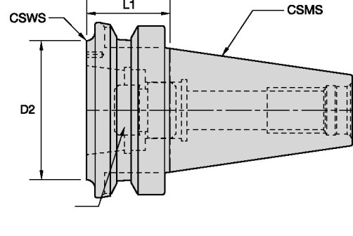 Адаптер BT50BKR80060M для перехода с BT на KR