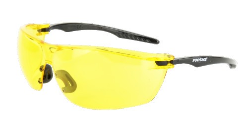 Safety glasses open O88 SURGUT CRYSTALLINE® (2-1.2 PC) with a soft nose guard, 30 pcs.