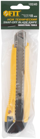 Technical knife 18 mm reinforced plastic 10240