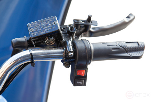 Cargo electric tricycle Rutrike Hermes Pro 1500 72V2200W, dark green