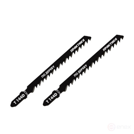 Wood jigsaw saws, chipboard PRACTICE type T144D 100 x 75 mm, rough cut, HCS (2 pcs.) (034-519)