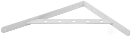 Уголок-кронштейн усиленный белый 350х250 мм