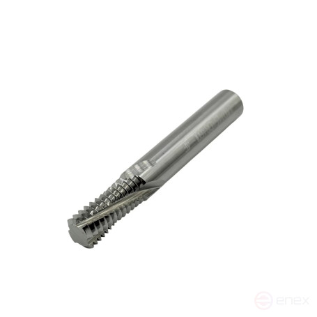Резьбофреза многозаходная твердосплавная М 10х1.5 (D7.9х20хD8х60х4T) по алюминию TORNERI Т026247