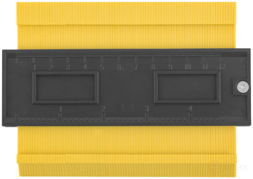 Marking template for tiles, plastic 125x100 mm