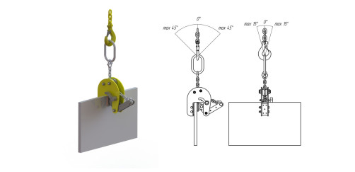 Vertical gripper for ZKVN 0.5 sheet