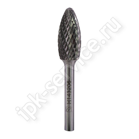 Борфреза пламевидная H143206 ВК8
