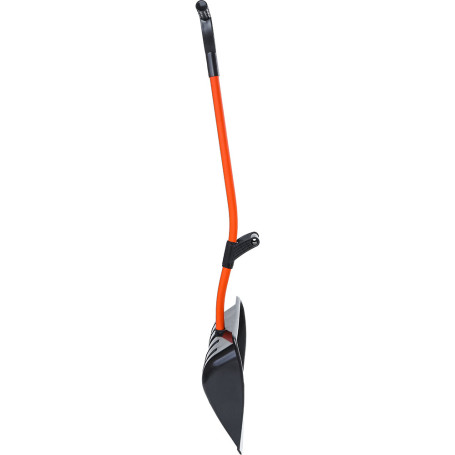 Лопата-скрепер для снега «Ратник» с Т-образной пластиковой ручкой и ручкой силы в разобранном виде