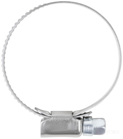 Хомут обжимной накатной, ширина 9 мм, нерж.сталь 30-45 мм