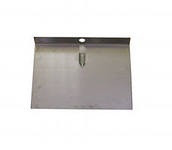 1-sided aluminum snow shovel without a bar S=1.5 mm 500x375 D-40 (pack. 10 pcs.)
