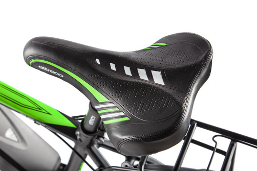 Велогибрид Eltreco XT 800 new Черно-зеленый-2138