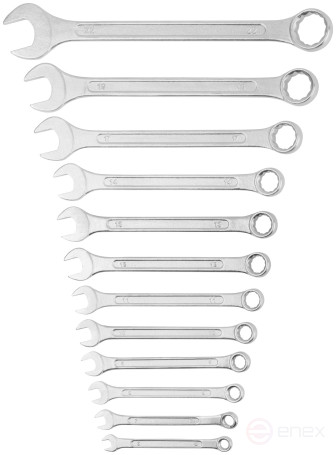 Ключи комбинированные в нейлоновом чехле "Хард", набор 12 шт. (6-22 мм)