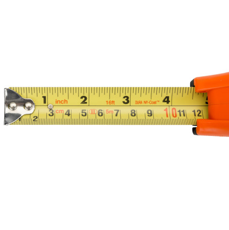 Tape measure, 3m, inch, with magnet