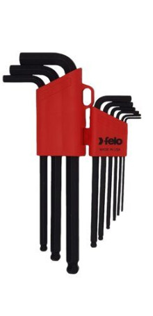 Felo Hex Wrench Set with Ball End 9 pcs 35500901