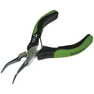 Needle pliers for electronics, 45 degrees