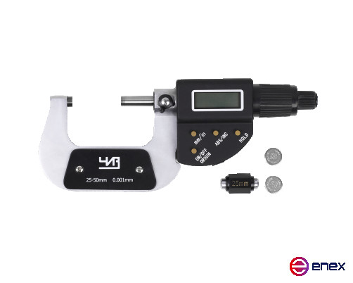 Micrometer smooth MCC - 50 0.001 electr. 4 - book CHEESE
