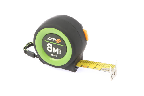 Рулетка в обрезиненном корпусе "Компакт" 8м×25мм