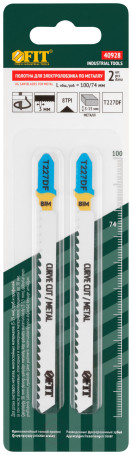 Полотна по металлу, полимерным и эпоксидным материалам, HSS, фрезеров. зубья, 100/74/3 мм (T227DF), 2 шт.