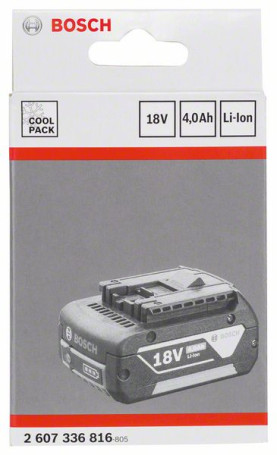 Plug-in battery 18 V Heavy Duty (HD), 4.0 Ah, Li-Ion, GBA M-C