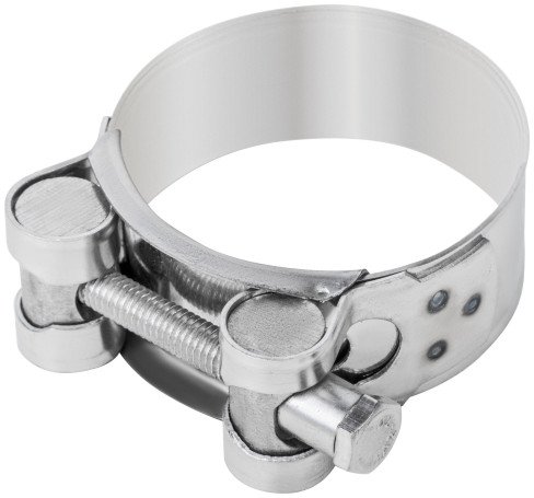 Хомут обжимной силовой шарнирный, нерж.сталь 48-51 мм