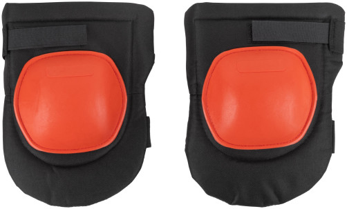 Protective knee pads with plastic cups