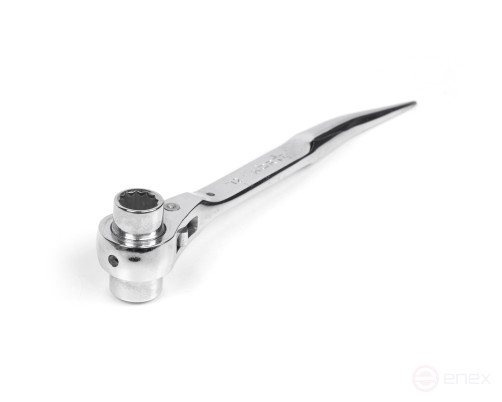 Colic socket wrench ratchet 12x14 chrome HORTZ