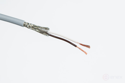Кабель гибкий передачи данных, экранированный, маслостойкий LIYCY 2X0,34