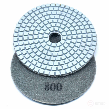 Алмазный гибкий шлиф.круг (черепашка), 100мм, Р 800, Чеглок